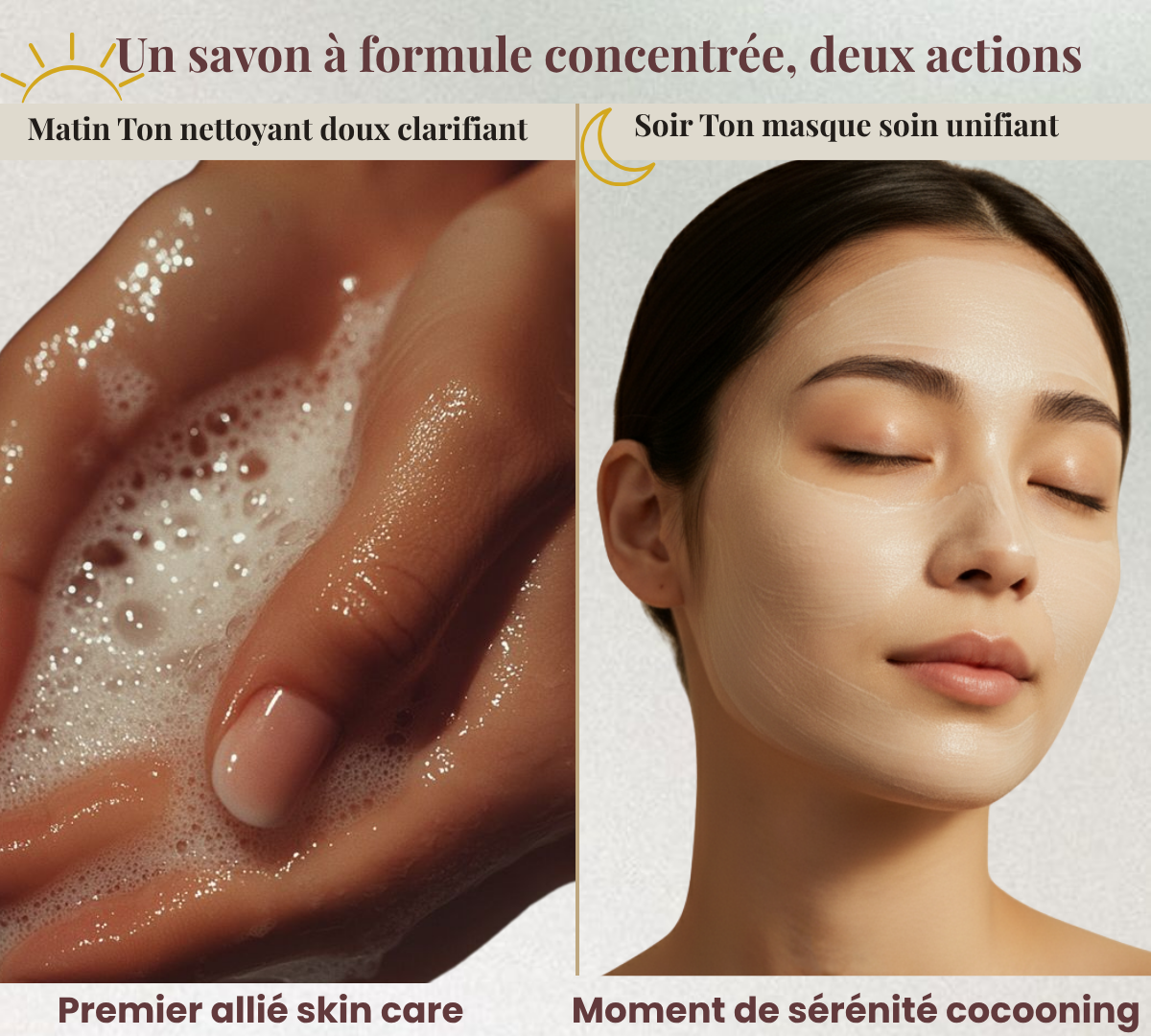 Savon Soin unifiant au lait de riz